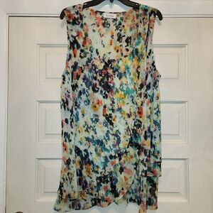 Calvin Klein Abstract Multicolor Tunic